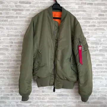ALPHA INDUSTRIES MA-1 플라이트 자켓 올리브 그린