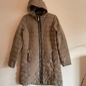 MICHAEL MICHAEL KORS 카키 롱 코트 S