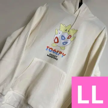 포켓몬 토게피 후드티 풀오버 크림 LL 남성용 상의