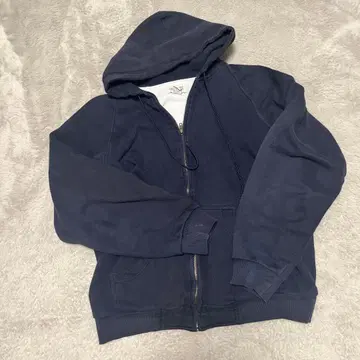 60s 더블 페이스 후드티 vintage 네이비