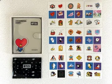 BT21 TATA 캐릭터 다이어리 세트
