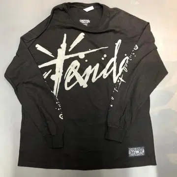 텐더로인 블랙 긴팔 티셔츠 XL