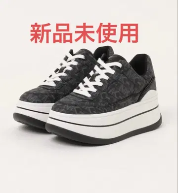 MICHAELKORS 엠파이어 시그니처 로고 플랫폼 스니커즈 통굽