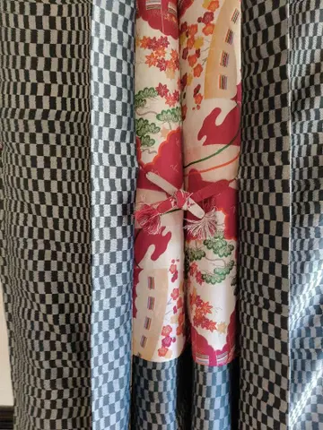 진바오리 긴 기장 앤티크 안감 겉옷 끈 포함