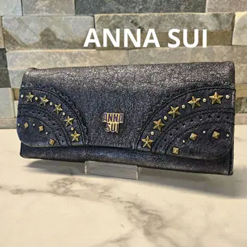 ANNA SUI 안나수이 장지갑 지갑 라메 큐빅 스터드