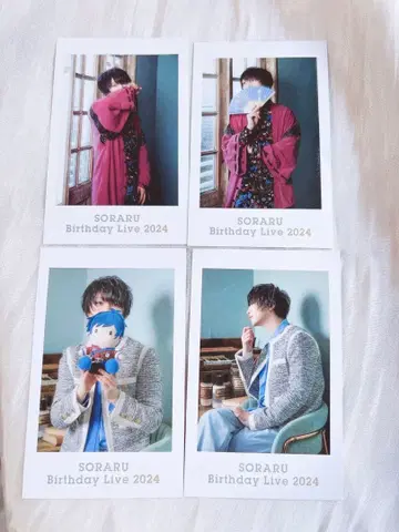 소라루 하늘 축제 명신악(D상) 폴라로이드풍 카드 4장 세트