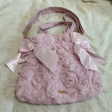 튤 로즈 더블 리본 2Way 핑크 메종 드 플뢰르