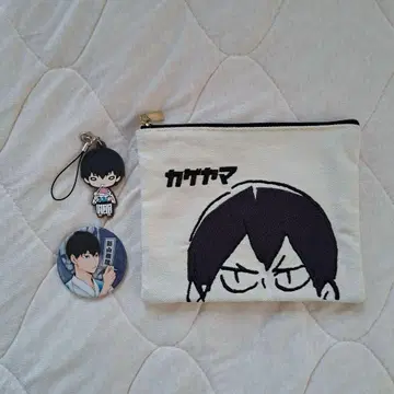 하이큐!! 카게야마 토비오 파우치 캔뱃지 스트랩