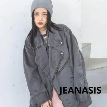 JEANASIS 그레이 싱글 라이더 자켓 프리 사이즈