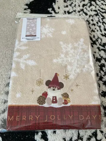 디즈니 크리스마스 2025 릴린린 페이스 타월 새상품