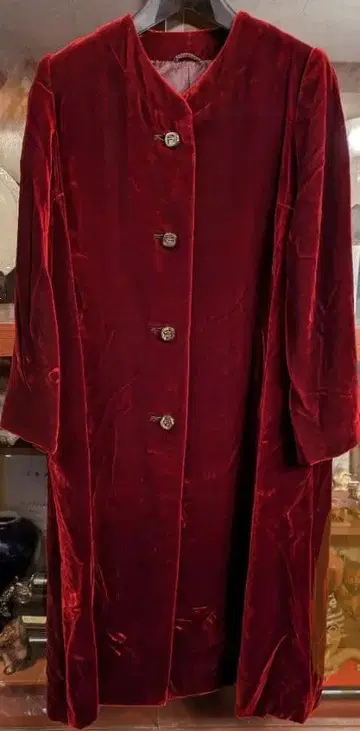 벨벳 노카라 코트 복 오더 제품