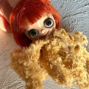 커스텀 미니 브라이스 빨간 머리 파란 눈 인형 본체