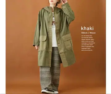 새상품 큐브 슈가 립스탑 밀리터리 코트