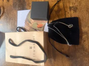 LION HEART 실버 체인 목걸이