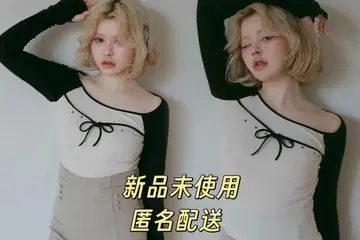 [ 인기 완판 ] andmary Alma ribbon tops black