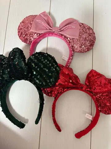 디즈니 스팽글 머리띠 묶음 판매