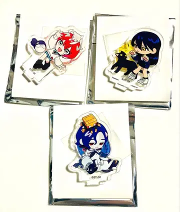 지크 액스 행운 고양이 미니 아크릴 스탠드 바닥 냥안 슈지