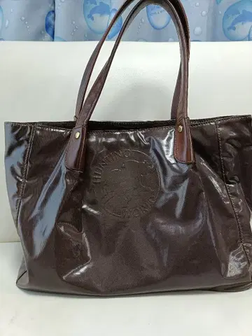 HUNTING WORLD 브라운 토트백