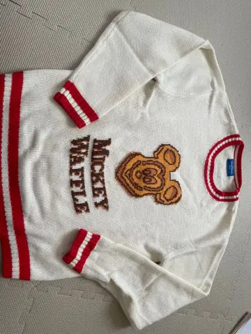 Disney 미키 와플 스웨터 M 디즈니랜드