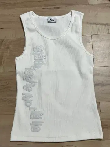 gadidanoniem 화이트 탱크 Free 사이즈