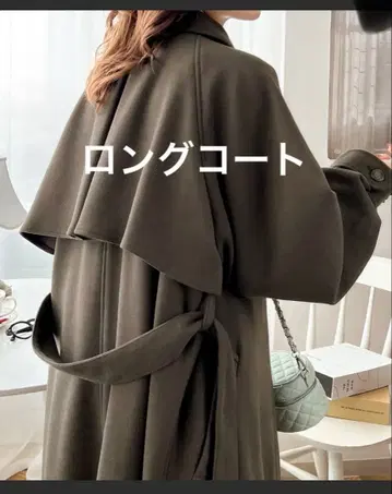 classicalelf 스탠드 카라 롱 오버 사이즈 코트