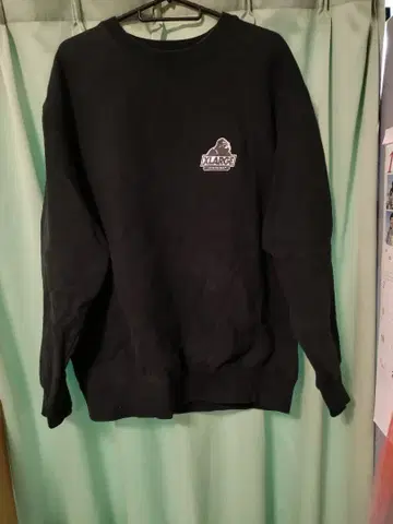 XLARGE 블랙 크루넥 트레이닝복 L