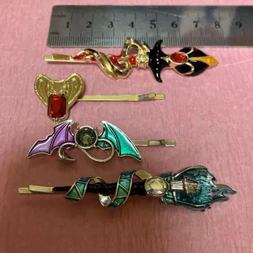 디즈니 빌런즈 헤어핀 하데스 알라딘 헤라클레스