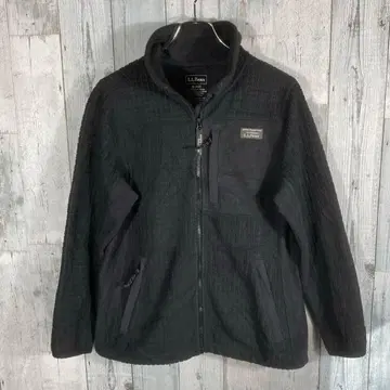 L.L.Bean 블랙 플리스 남성용 M 사이즈 자켓