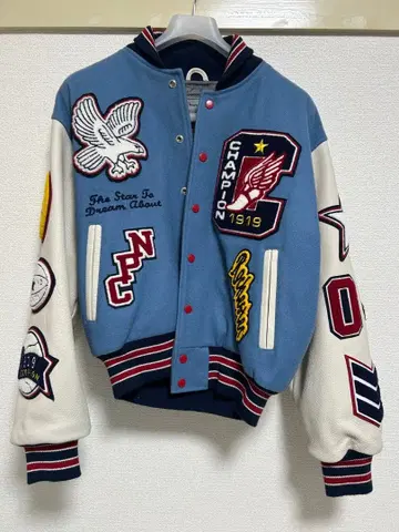 Champion 바시티 자켓