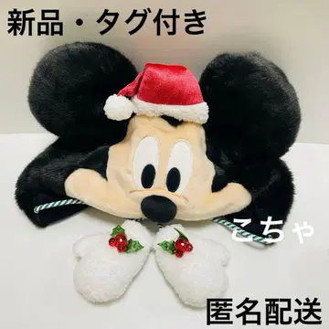 [ 새상품 ] 디즈니 미키 팬캡 크리스마스 2025 산타 모자