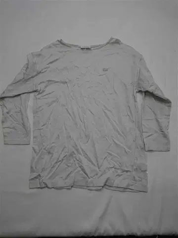 라코스테 코튼 긴팔 T셔츠 36사이즈 화이트 계열 여성용