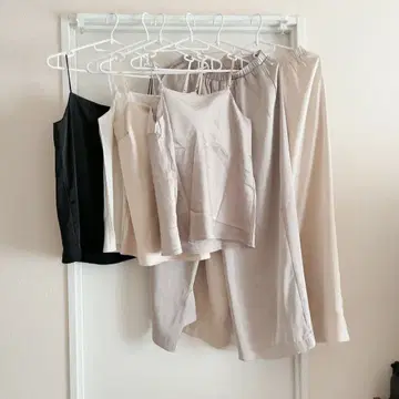 다크 엔젤 새틴 셋업 6세트