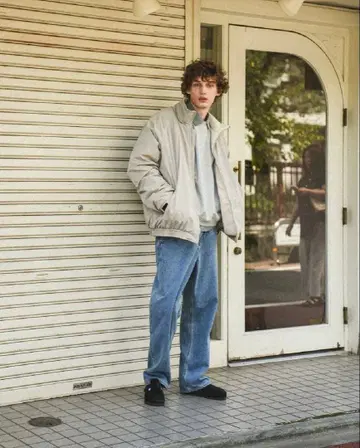 BONBON 루즈핏 플리스 자켓 B0118 라이트 그레이 s 사이즈