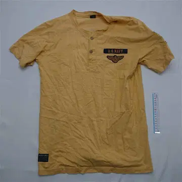 아비렉스 블루엔젤 헨리넥 T셔츠 XL 베이지