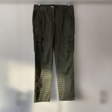 PLS+T 플라스테 카고 팬츠 카키, 그린 사이즈 2