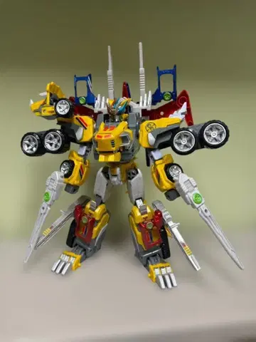 토미카 반짝 합체 어스 그랜너 티라노토프스 풀 커스텀 DX 세트