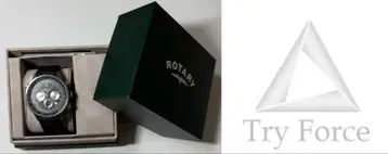 ROTARY 크로노그래프 데이트 파이롯트 에비에이터