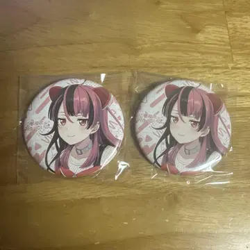 무한대 뮤타입 센고쿠 유노 캔뱃지 2개 세트