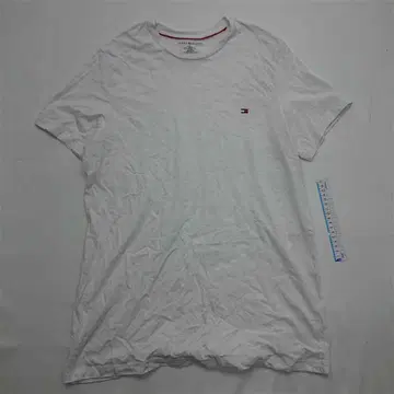 타미힐피거 남성용 반팔 T셔츠 화이트 계열 M 사이즈