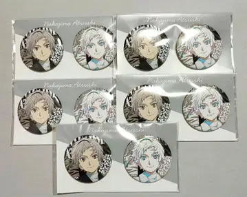 문호 스트레이독스 나카지마 아츠시 현대 일본 의류 캔뱃지 세트