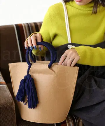 안티카 펠트 토트백