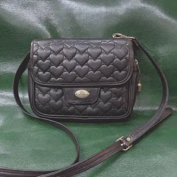 일본제 천연 가죽 숄더백 핸드백 소가죽 가죽 블랙 블랙 하트