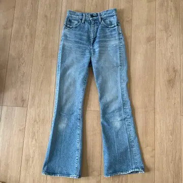 MOUSSY MVS 플레어 데님 라이트 블루