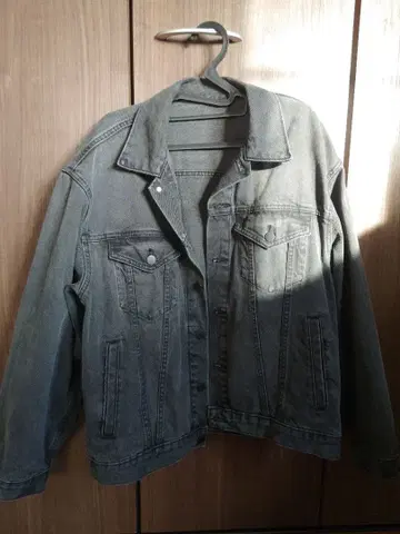 그레이 데님 자켓 여성용 GU