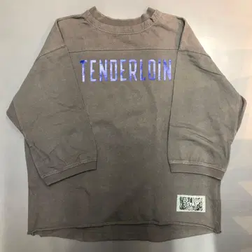 TENDERLOIN 7부 소매 티셔츠 그레이