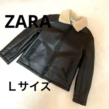 [ 새상품급 ] ZARA 인조 가죽 라이더 자켓 L 사이즈