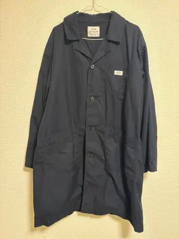 coen 네이비 롱 코트 L