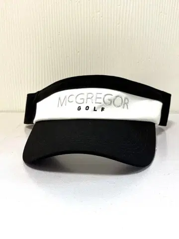 MCGREGOR 골프 바이저 블랙/화이트