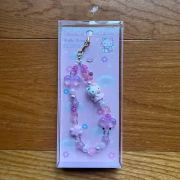 헬로키티 스트랩 핑크 폰스트랩