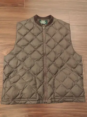 NEW YORKER 브라운 다운 베스트 M 퀼팅